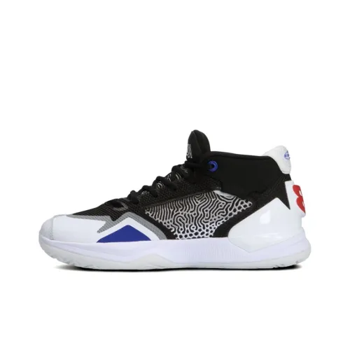 New Balance совместный бренд Kawhi 1 Kawai 1 MID Топ Винтажные баскетбольные кроссовки Мужской Белый Черный