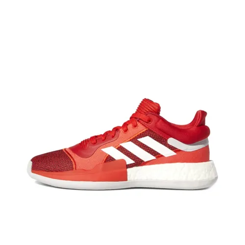 Adidas Marquee Boost Low Топ Баскетбольные кроссовки Мужской Красный