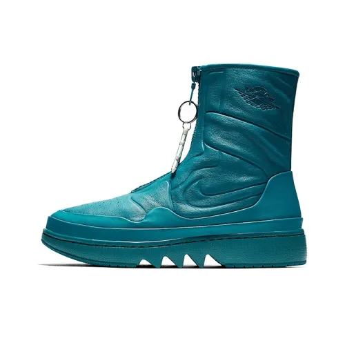 Jordan Air Jordan 1 Jester XX Geo Бирюза Non Slip Легкий High Top Винтажные баскетбольные кроссовки Женские Аква-синий