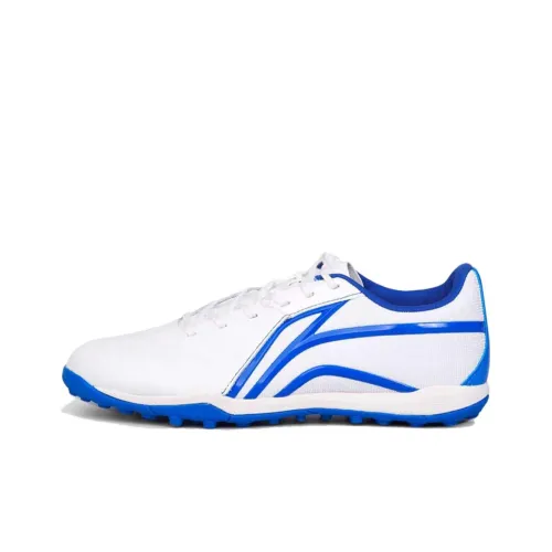 LINING TF Шипы Искусственные Шипы Амортизаторы Устойчивые к Износу Футбольные бутсы Мужские Белые и Синие