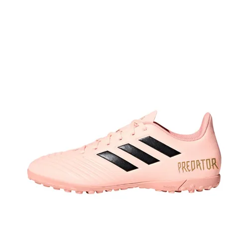 Adidas Predator TF Шипы Устойчивые к абразиву Противоскользящие Футбольные бутсы Мужские Розовые
