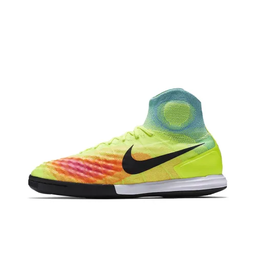 Nike MagistaX Proximo 2 IC IN Амортизаторы Slip-resistant и устойчивые к истиранию Футбольные бутсы Мужские Зеленые