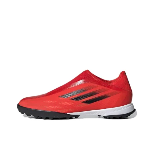 Adidas X Speedflow TF Шипы Slip-resistant и дышащие футбольные бутсы для мужчин красный и черный