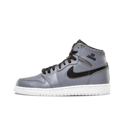 Jordan Air Jordan 1 Retro High Top Винтажные Баскетбольные Кроссовки Женские Серые