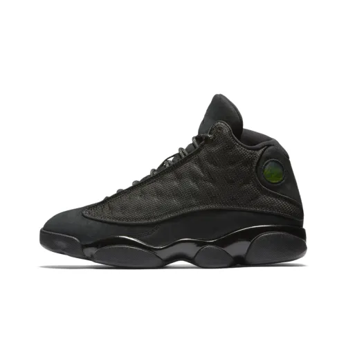 Jordan Air Jordan 13 Retro Черный кот High Top Винтажные баскетбольные кроссовки Мужские Черные