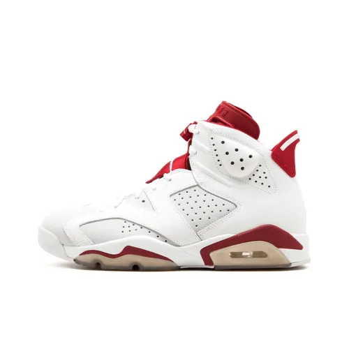 Jordan Air Jordan 6 Retro Alternate HARE High Top Винтажные баскетбольные кроссовки Мужской Белый Красный