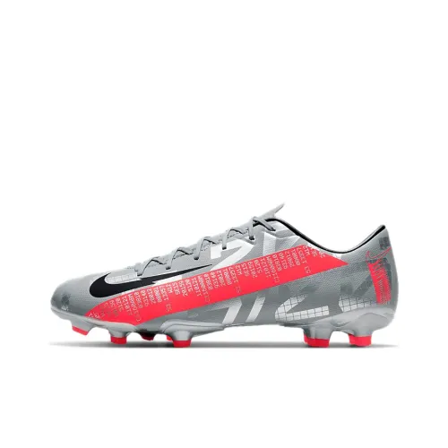 nike Mercurial Vapor 13 MG MULTI Ground Искусственный Шипы Амортизаторы Slip-resistant Футбольные бутсы Унисекс Серый Розовый