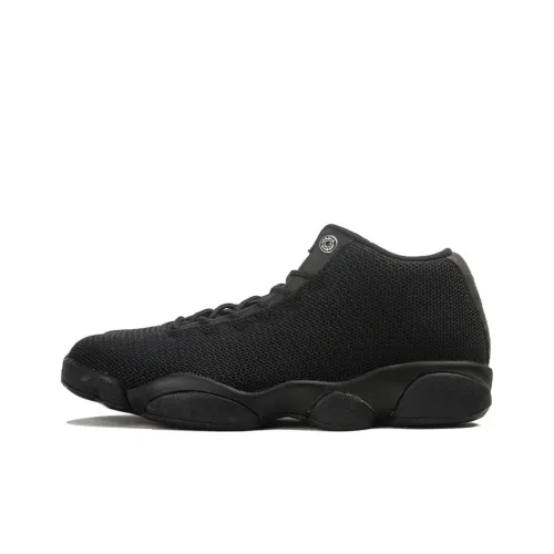 Jordan Horizon Low 'Triple Black' Shock Absorbers Slip-Resistant MID Top Vintage Basketball Shoes Unisex Black Джордан Horizon Low 'Тройной Черный' Амортизаторы Slip-Resistant MID Топ Винтажные Баскетбольные Кроссовки Унисекс Черный