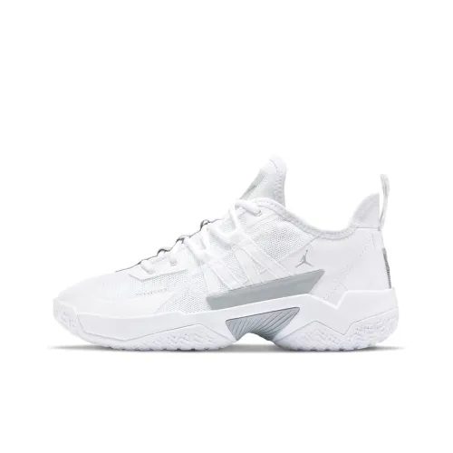 Джордан One Take 2 PF Why Not Zer0,2 Low Топ Винтажные баскетбольные кроссовки Мужской Белый Азиатская Версия