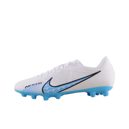 Nike Air Zoom Vapor 15 HG Твердый Ground Slip-resistant Футбольные бутсы Мужские Белый Синий