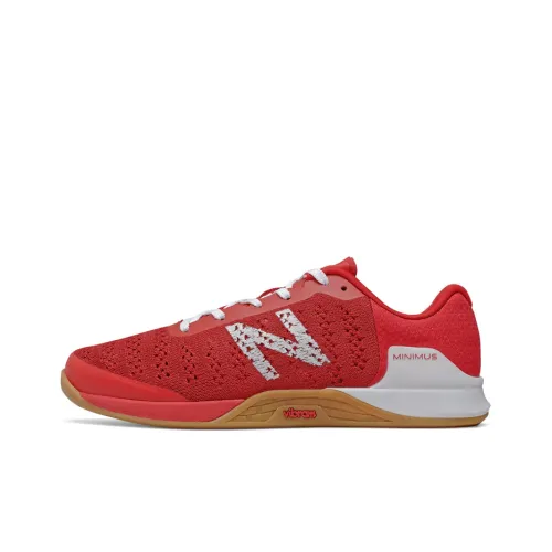 New Balance NB MINIMUS Амортизация Покрытие Низкий Топ Тренировочные Кроссовки Мужские Красные