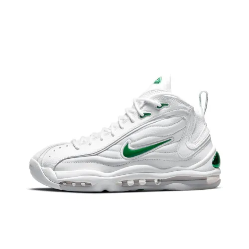 Nike Air Max Uptempo Total MID Топ Винтажные баскетбольные кроссовки Мужской Белый Зеленый