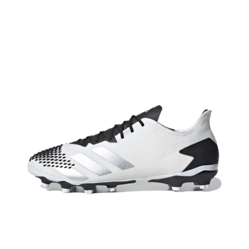 Adidas Predator MG MULTI Ground Мужские футбольные бутсы устойчивые к истиранию белые и черные
