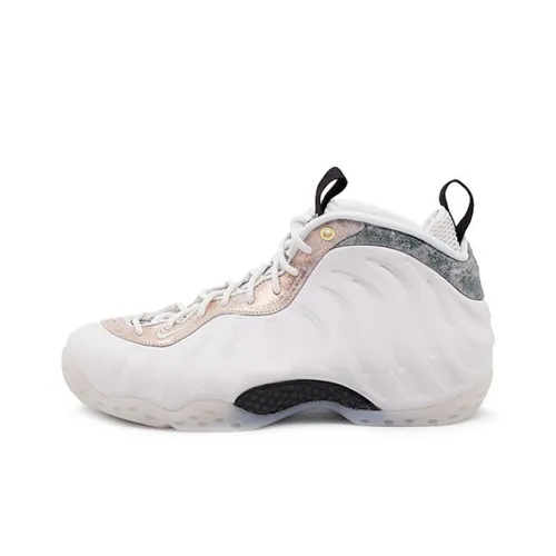 Nike Foamposite One Marble MID Топ Винтажные баскетбольные кроссовки Женские Молочно-белый