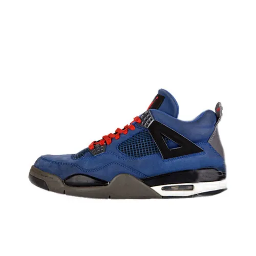Jordan Air Джордан 4 Ретро Eminem Encore Am MID Топ Винтажные баскетбольные кроссовки Мужской Синий