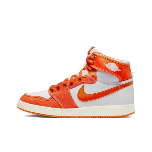 Jordan Air Jordan 1 Ko 'syracuse' Высокие Топы Винтажные Баскетбольные Кроссовки Мужские Белый Оранжевый