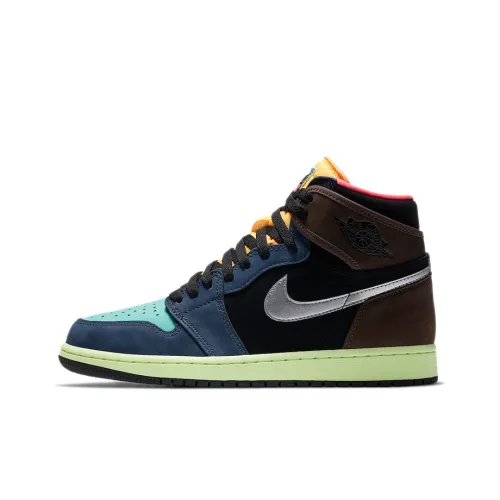 Jordan Air Jordan 1 Винтажные баскетбольные кроссовки High Топ Мужские