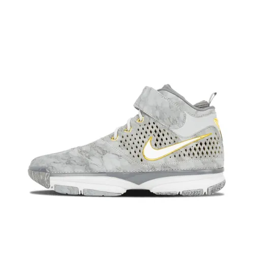 Nike Zoom Kobe 2 MID Топ Винтажные Баскетбольные Кроссовки Мужские Серые