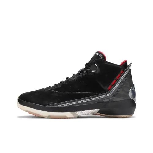 Jordan Air Джордан 22 OG 'Черный Varisty Красный' MID Топ Винтажные баскетбольные кроссовки Мужской Черно-красный