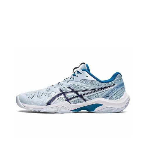 Asics Gel Blade 8 Бадминтонная обувь Низкий топ Светло-синий Черный Женский