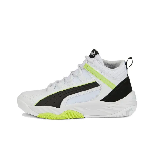 PUMA REBOUND Series Винтажные баскетбольные кроссовки MID Топ Унисекс