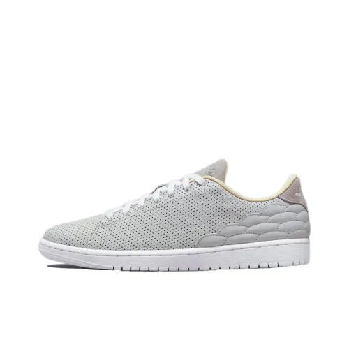 Jordan Air Jordan 1 Centre Court Neutral Серый Slip-resistant Abrasion-resistant Breathable Low-top