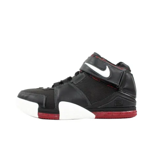 Nike Lebron 2 Черный Малиновый Джеймс MID Топ Винтажные баскетбольные кроссовки Мужской Черный