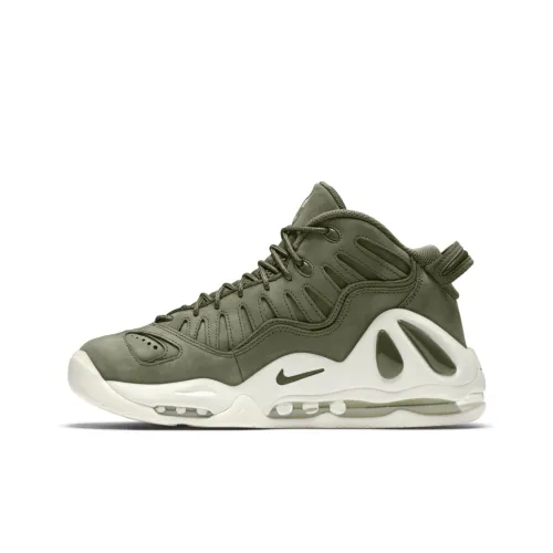 Nike Air Max Uptempo High Топ Винтажные баскетбольные кроссовки Мужской Зеленый