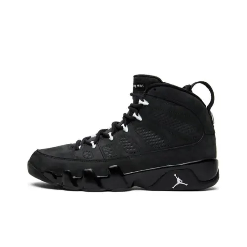 Jordan Air Jordan 9 Retro Oregon Ducks PE Anti-Slip Lightweight High Top Vintage Баскетбольные Кроссовки Мужские Черные
