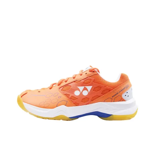 YONEX Амортизирующая стелька устойчивая к истиранию дышащая баланс легкий отскок низкий топ обувь для бадминтона унисекс апельсин