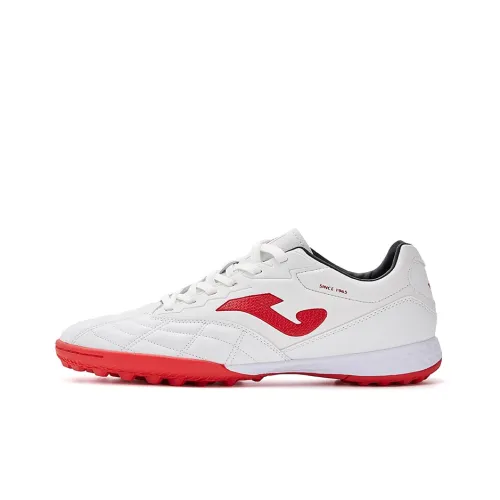 Joma TF Шипы Покрытие Slip-Resistant Футбольные бутсы Мужские Белый Красный