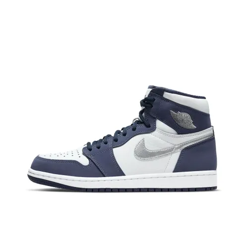 Jordan Air Jordan 1 High OG Co JP 'Midnight Blue' High Top Винтажные баскетбольные кроссовки Унисекс Midnight Blue