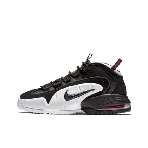 Nike Air Max Penny MID Топ Винтажные баскетбольные кроссовки Мужской Черный