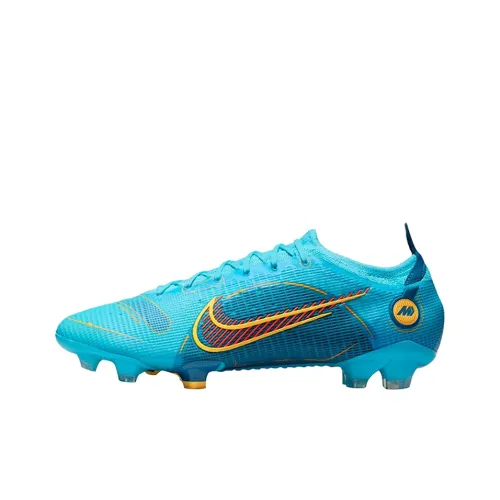 Nike Mercurial Vapor 14 FG Твердое покрытие амортизация дышащий и широкий футбольные бутсы унисекс цвет озерно-голубой
