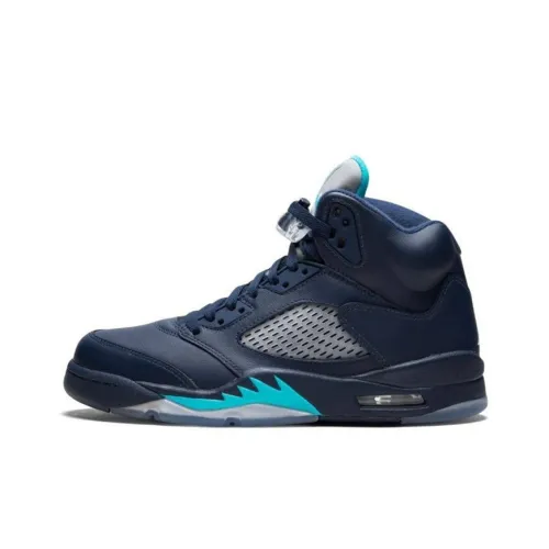Jordan Air Jordan 5 Retro Pre Grape MID Top Vintage Баскетбольные кроссовки Мужские Midnight Blue