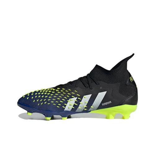 Adidas Predator Freak.2 FG Твердый Грунт Естественная Трава Дышащие Футбольные Бутсы Мужские Черные