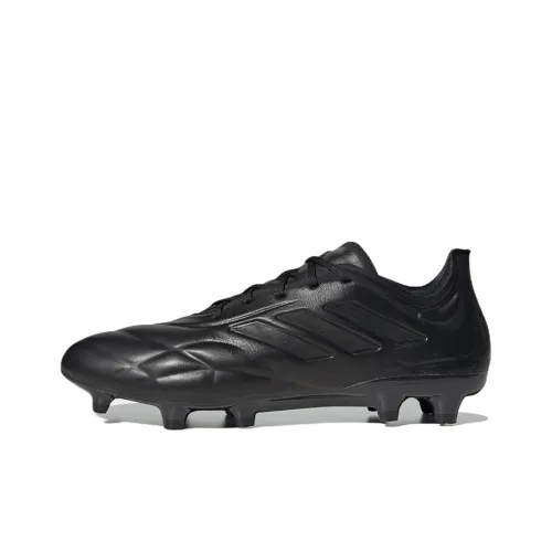 Adidas Copa Pure.1 FG Твердый грунт противоскользящие устойчивые к истиранию легкие футбольные бутсы унисекс яркий черный