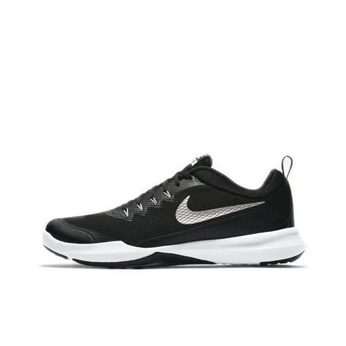 Nike Legend Trainer Амортизирующие шоки Противоскользящие и устойчивые к истиранию Низкий топ Кроссовки для тренировок Мужские Черный Белый