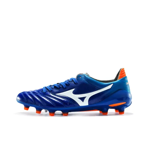 Mizuno Morelia Neo AG Искусственная трава Противоскользящие Дышащие Отводящие влагу Футбольные бутсы Мужские Синие