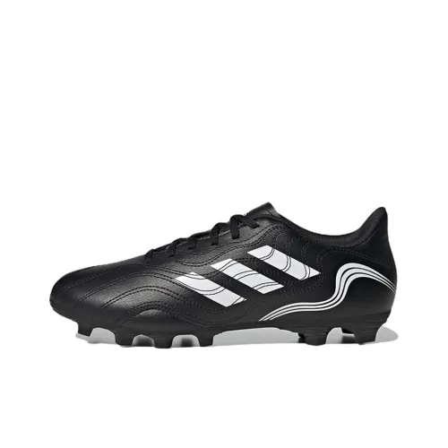Adidas Copa Sense.4 FG Твердый грунт противоскользящие устойчивые к истиранию легкие футбольные бутсы унисекс черный белый