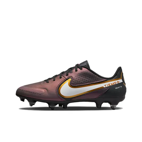 nike Tiempo Legend 9 ACADEMY SG Pro Anti Clog TRACTION Футбольные бутсы Фиолетово-белый