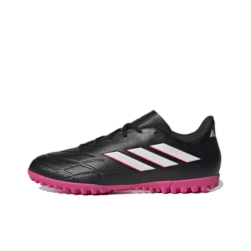 Adidas Copa Pure.4 TF Шипы Противоскользящие Устойчивые к истиранию Футбольные бутсы Унисекс Черный Белый Розовый