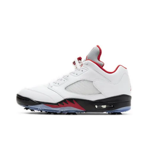 Jordan Air Джордан 5 Low GOLF 'Огненно-красный' Non Нижняя юбка Легкий Low Топ Винтажные баскетбольные кроссовки Мужской Огненно-красный