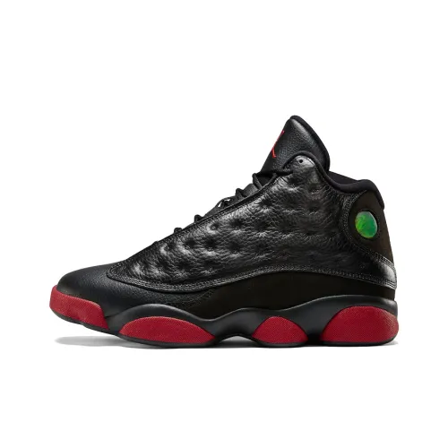 Jordan Air Jordan 13 Ретро Dirty Темно-красный Амортизация Поддержка Высокий Топ Винтажные баскетбольные кроссовки Мужской Черный Красный