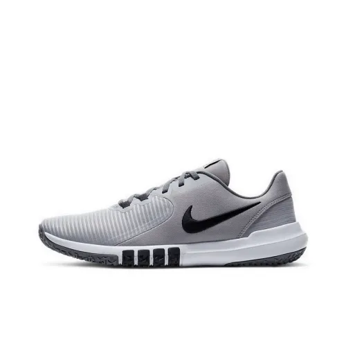 Nike Flex Control 4 Амортизирующие Slip-Resistant Низкие Кроссовки для Тренировок Мужские Серые