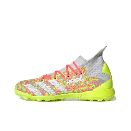 Adidas Predator TF Шипы Противоскользящие Устойчивые к истиранию Футбольные бутсы Мужские Желто-серые