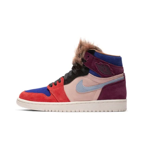 Jordan Air Jordan 1 Court Lux High OG 'Aleali May' Амортизация Balance High Top Винтажные баскетбольные кроссовки Женские Красный