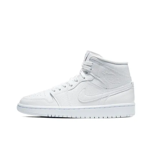 Jordan Air Jordan 1 Винтажные баскетбольные кроссовки MID Топ Женские