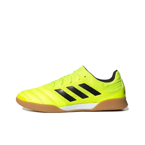Adidas Copa 19,3 IC IN Для помещений Устойчивые к истиранию Футбольные бутсы Желтые