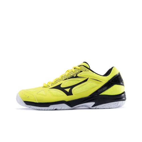 Mizuno Cyclone Speed 2 Slip-Resistant Abrasion-Resistant Breathable Low-Top Training Shoes Unisex Yellow Black Мицубо Cyclone Speed 2 Противоскользящие Устойчивые к Износу Дышащие Низкие Кроссовки для Тренировок Унисекс Желтый Черный